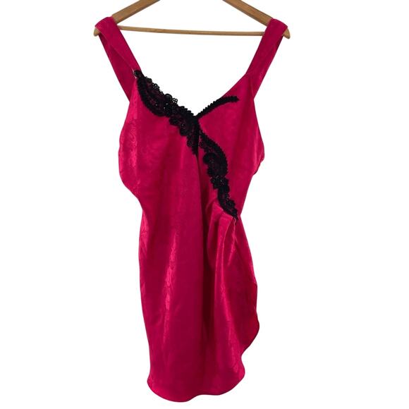 Victoria’s Secret Vintage Gold Tag Vintage Lace Embellished Chemise Lingerie Med - Picture 1 of 11
